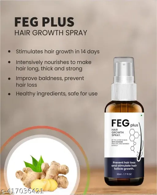 FEG+ Hair Growth Spray - For Men & Women - Original - FDA Approved