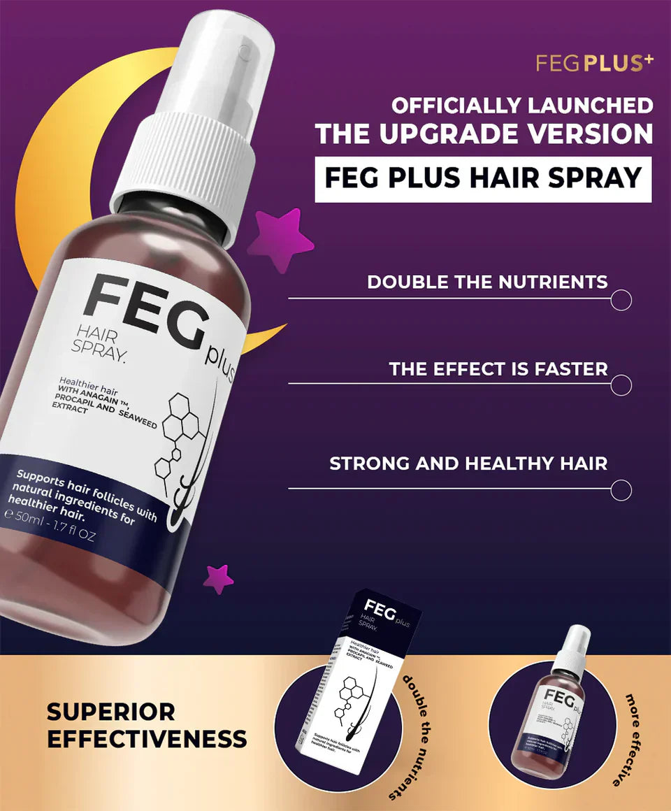 FEG+ Hair Growth Spray - For Men & Women - Original - FDA Approved