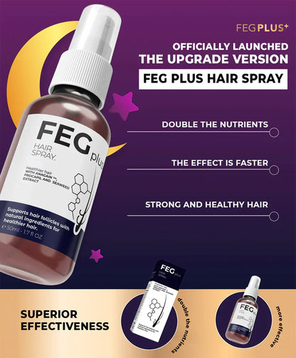 FEG+ Hair Growth Spray - For Men & Women - Original - FDA Approved